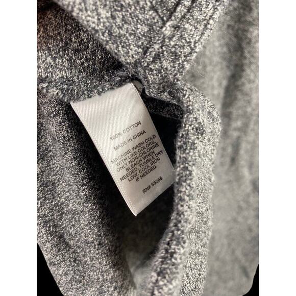 Express Shirt Size XL Mens Polo Heathered Gray Knit Black Golf - Picture 5 of 5